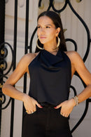 Blusa Frente Única Degagê Curve Preta