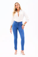 Calça Jeans Skinny Modeladora Linea Cós Médio