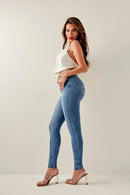 Calça Jeans Skinny Modeladora Apaixonante Cós Alto