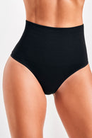 Calcinha Tanga Sem Costura Modeladora Preta