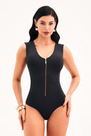Body Curve Ultra Modelador Zíper Preto