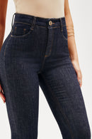 Calça Jeans Flare Modeladora Fantástica Cós Alto