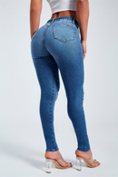 Calça Jeans Skinny Modeladora Apaixonante Cós Alto