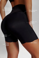 Short Modelador Que Afina Cintura Preto