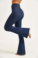 Calça Jeans Flare Ultra Modeladora Cós Alto