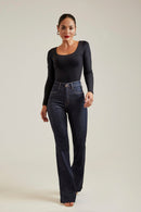 Blusa Manga Longa Curve Preta