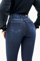 Calça Jeans Skinny Modeladora Curva dos Sonhos Cós Médio