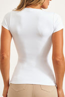 Camiseta Curve Alta Elasticidade Premium Branca