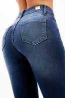 Calça Jeans Flare Modeladora Curva dos Sonhos Cós Médio