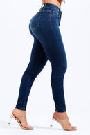 Calça Jeans Skinny Modeladora Curva dos Sonhos Cós Médio