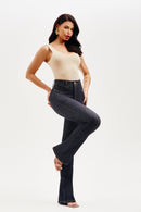 Calça Jeans Flare Modeladora Fantástica Cós Alto