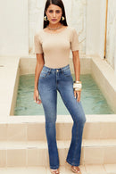 Calça Jeans Boot Cut Modeladora Inesquecível Cós Médio
