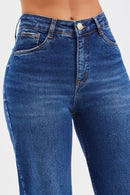 Calça Jeans Wide Leg Modeladora Essencial Cós Alto