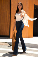 Calça Jeans Flare Ultra Modeladora Cós Alto