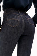 Calça Jeans Skinny Modeladora Mega Bumbum Fantástica Cós Alto