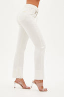 Calça Jeans Reta Soul Cós Médio Off White