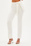 Calça Jeans Reta Soul Cós Médio Off White