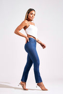 Calça Jeans Reta Modeladora Cós Médio