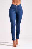 Calça Jeans Skinny Modeladora Cós Médio