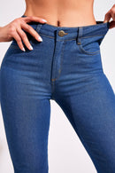 Calça Jeans Skinny Modeladora Cós Médio