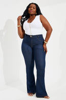 Calça Jeans Flare Ultra Modeladora Cós Alto