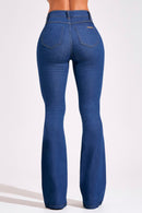 Calça Jeans Flare Modeladora Cós Médio