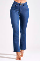 Calça Jeans Reta Modeladora Cós Médio