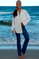 Calça Jeans Reta Modeladora Cós Médio