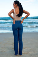 Calça Jeans Reta Modeladora Cós Médio
