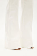 Calça Jeans Wide Leg Soul Cós Super Alto Off White