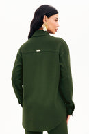 Camisa Oversized Comfort Office Verde
