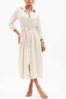 Chemise de Linho Dunas Areia