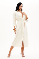 Chemise de Linho Dunas Areia