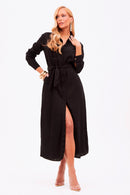 Chemise de Linho Dunas Preta