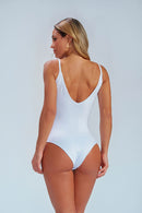 Body com Bojo e Alças Finas Curve Branco