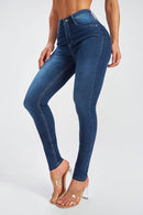 Calça Jeans Skinny Modeladora Curva dos Sonhos Cós Médio