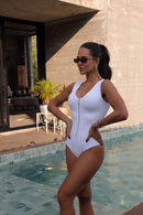 Body Curve Ultra Modelador Zíper Branco