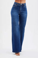 Calça Jeans Wide Leg Modeladora Essencial Cós Alto
