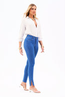 Calça Jeans Skinny Modeladora Linea Cós Médio