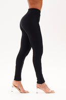 Calça Skinny Modeladora Glam Cós Alto Preta