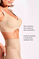 Sutiã Sem Costura Conforto Extremo Bege