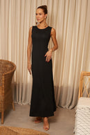 Vestido Longo Comfort Office Preto