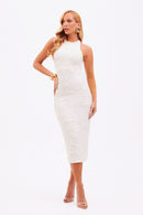 Vestido Midi Perfect Stretch Off White