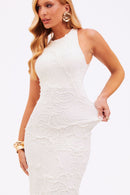 Vestido Midi Perfect Stretch Off White