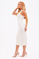 Vestido Midi Perfect Stretch Off White