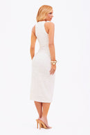 Vestido Midi Perfect Stretch Off White