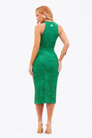 Vestido Midi Perfect Stretch Verde